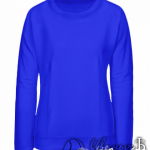 Синий свитшот женский