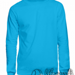 Голубой свитшот на заказ