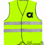 Жилет сигнальный с логотипом