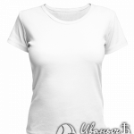Белая женская футболка
