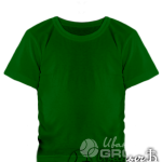 Темно-зеленая детская футболка
