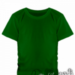 Темно-зеленая детская футболка