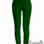 Темно-зеленые штаны женские