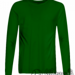 Темно-зеленый лонгслив на заказ