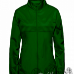 Темно-зеленая ветровка женская