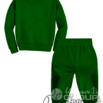 Темно-зеленый костюм детский