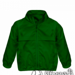 Темно-зеленая ветровка детская