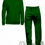 Темно-зеленый костюм мужской