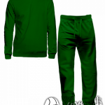 Темно-зеленый костюм мужской