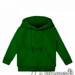 Темно-зеленое худи детское
