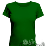 Темно-зеленая женская футболка для беременных