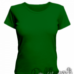 Темно-зеленая женская футболка для беременных