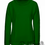 Темно-зеленый свитшот женский