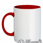 Красная кружка под нанесение
