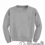 Серый-меланж свитшот детский