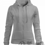 Серый-меланж толстовка женская