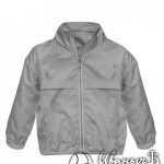 Серый-меланж ветровка детская
