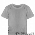 Серо-меланжевая детская футболка