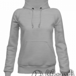 Серое промо-худи