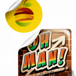 Печать наклеек