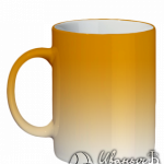 Кружка оранжевый хамелеон