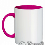 Розовая кружка под нанесение