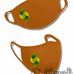 Маски с фирменным логотипом компании