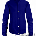 Темно-синий бомбер женский