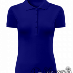 Темно-синее поло женское