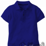 Темно-синее поло детское