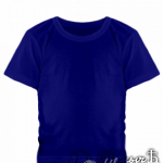 Темно-синяя детская футболка