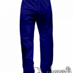 Темно-синие штаны прямого кроя