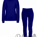 Темно-синий костюм женский