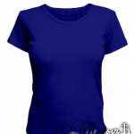 Темно-синяя женская футболка для беременных