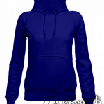 Темно-синее худи женское