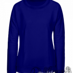 Темно-синий свитшот женский