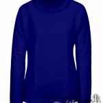 Темно-синий свитшот женский