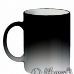 Кружка черный хамелеон