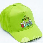 Печать изображения «ЛЕС ПОБЕДЫ» на зеленые бейсболки