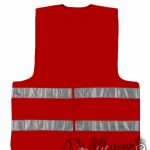 Сигнальный жилет для водителя красный