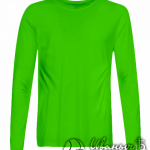 Зеленая футболка с длинным рукавом мужская