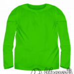Зеленый лонгслив детский