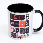 Белая кружка с картинкой «Let’s ROCK»