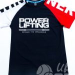 Печать логотипа «Power lifting» на футболках