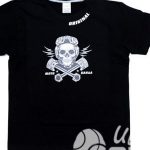 Перенос рисунка и надписи «МОТО БАНДА» на футболки