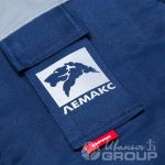 Печать логотипа «ЛЕМАКС» на теплые жилеты