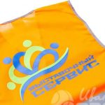 Нанесение логотипа «ВЫСТАВОЧНЫЙ СЕРВИС» на сигнальные жилеты