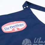 Нанесение логотипа «Dr. Oetker» на фартуки