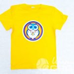 Перенос изображения с совушкой на детские футболки