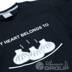Перенос изображения «MY HEART BELONGS TO» на футболку
